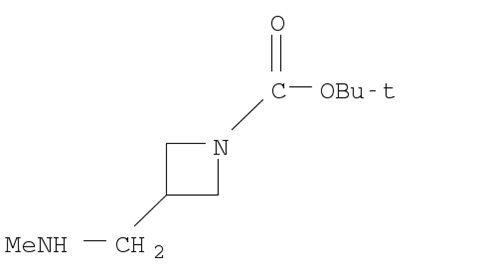 1-Azetidinecarboxylic acid, 3-[(methylamino)methyl]-, 1,1-dimethylethyl ester